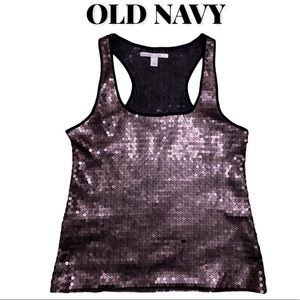 NWOT Old Navy Sequin Tank Top, Size Small